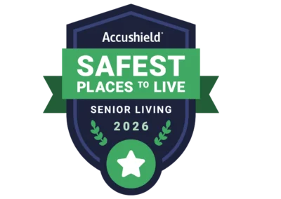Charter Senior Living of Moline Recognized as Safest Places to Live™ for 2026